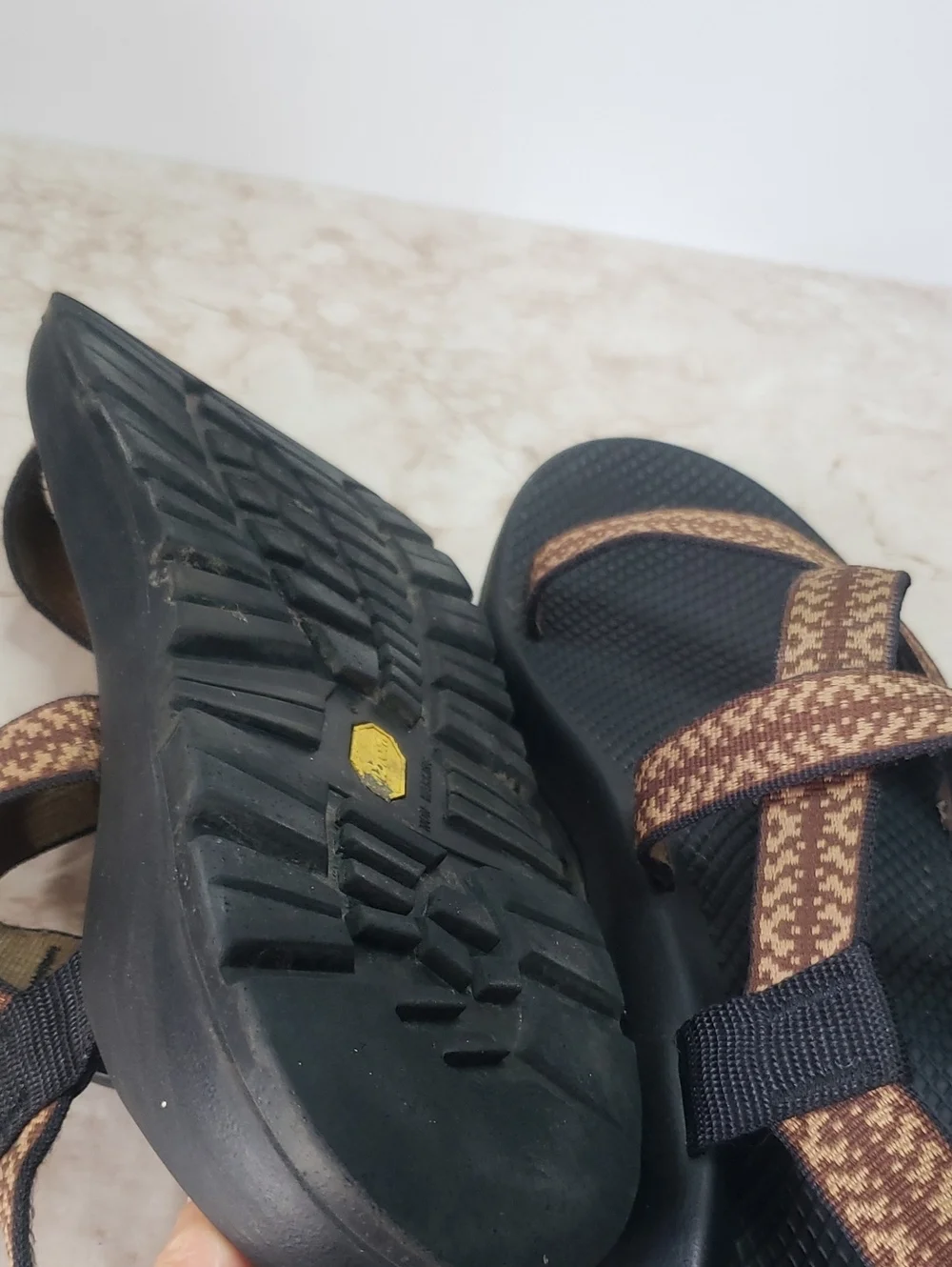 Chaco Brown Mens Strappy Sports Sandals Size 12